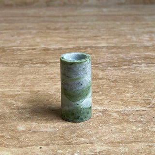 Jade Candle Holder-Neutral Decor
