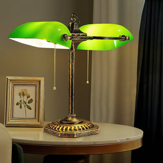Osilel Lampe de Bureau en Laiton Vintage