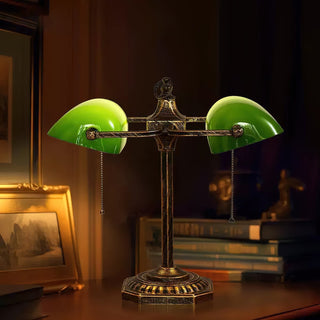 Osilel Lampe de Bureau en Laiton Vintage