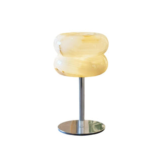 Nivaraine Lampe de Table en Albâtre Donut