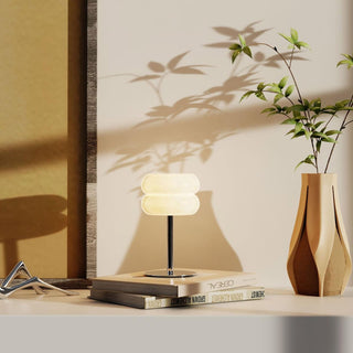 Nivaraine Lampe de Table en Albâtre Donut