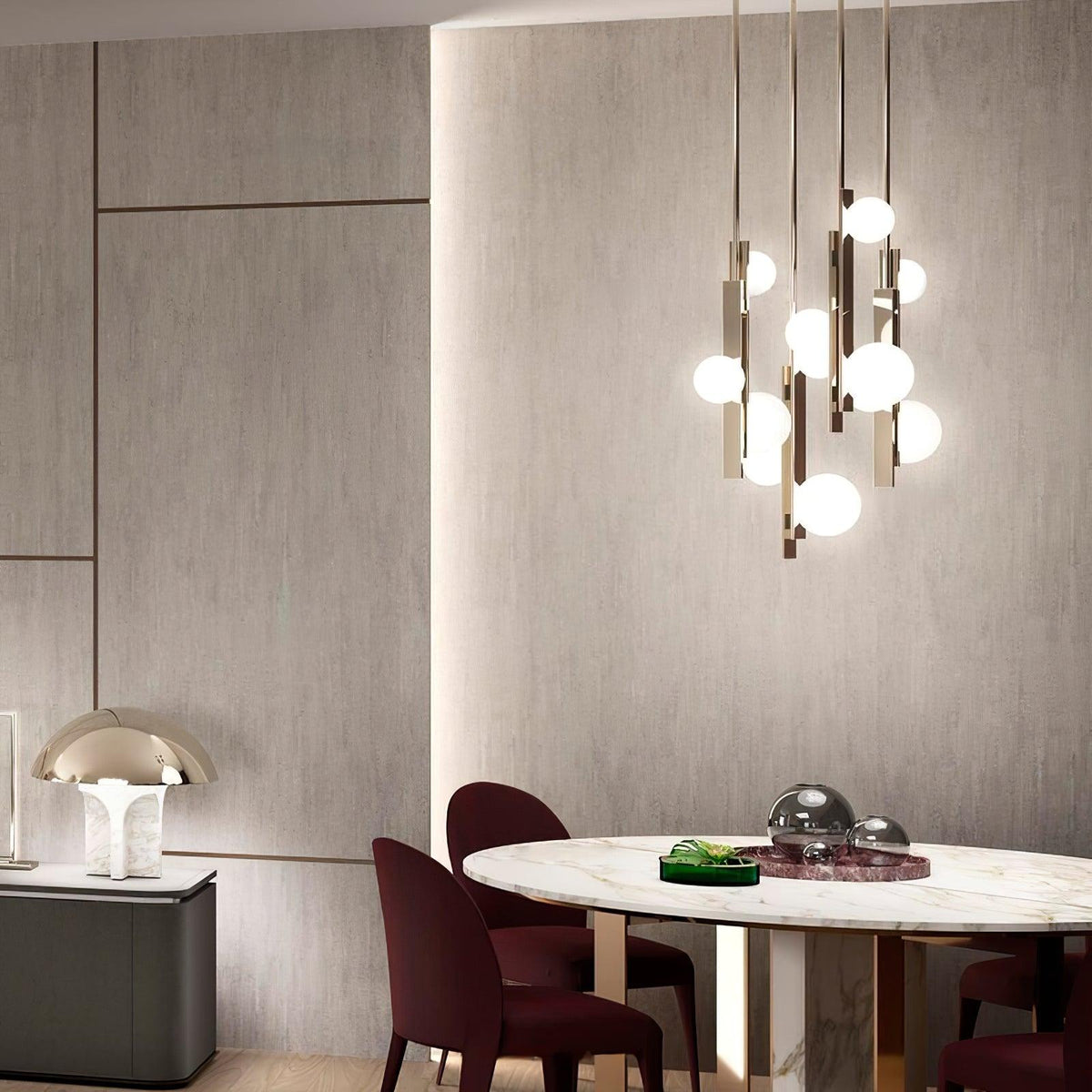 Elderis Suspension en Verre Moderne