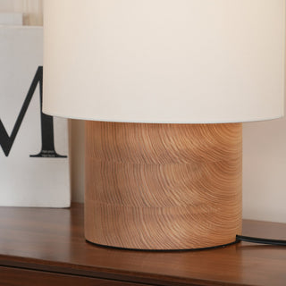 Alvira Lampe de Table en Bois Minimaliste