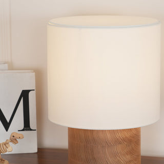 Alvira Lampe de Table en Bois Minimaliste
