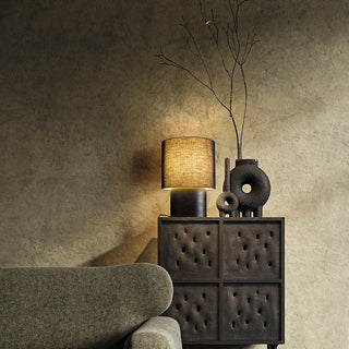 Alvira Lampe de Table en Bois Minimaliste