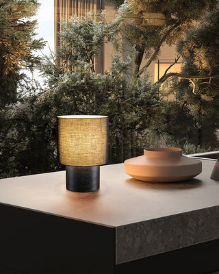 Alvira Lampe de Table en Bois Minimaliste