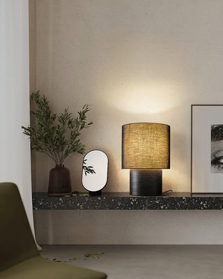 Alvira Lampe de Table en Bois Minimaliste
