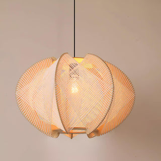 Calyraice Suspension en Bois et Corde de Chanvre