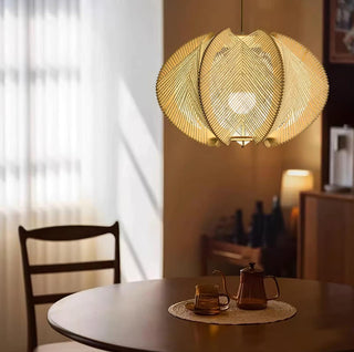 Calyraice Suspension en Bois et Corde de Chanvre
