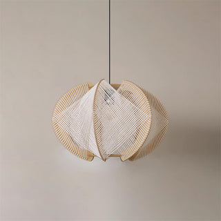 Calyraice Suspension en Bois et Corde de Chanvre