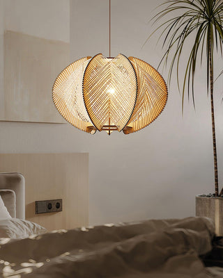 Calyraice Suspension en Bois et Corde de Chanvre