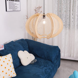 Calyraice Suspension en Bois et Corde de Chanvre
