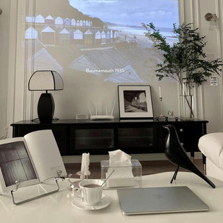 Alux Lampe de Table Minimaliste Tissu