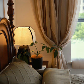 Alux Lampe de Table Minimaliste Tissu