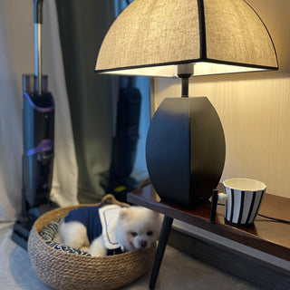 Alux Lampe de Table Minimaliste Tissu