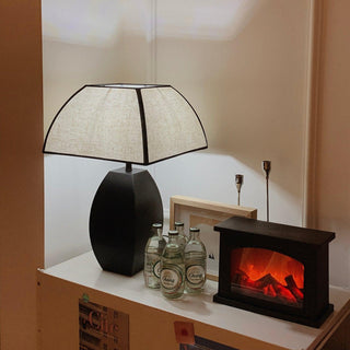 Alux Lampe de Table Minimaliste Tissu