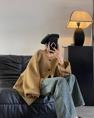 Alux Lampe de Table Minimaliste Tissu