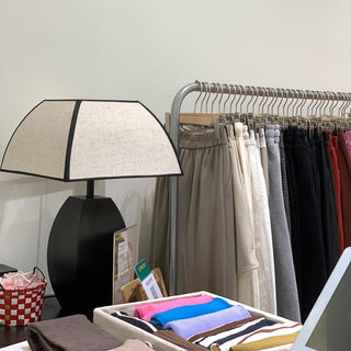Alux Lampe de Table Minimaliste Tissu