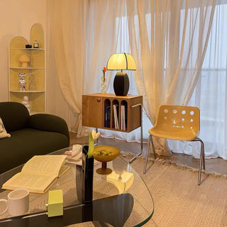 Alux Lampe de Table Minimaliste Tissu