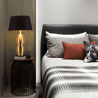 Lyle Lampe de Table Industrielle en Tissu