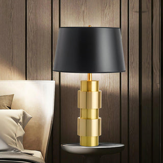 Lyle Lampe de Table Industrielle en Tissu