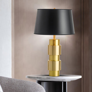 Lyle Lampe de Table Industrielle en Tissu