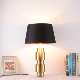 Lyle Lampe de Table Industrielle en Tissu