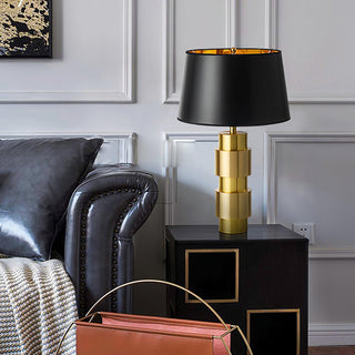 Lyle Lampe de Table Industrielle en Tissu