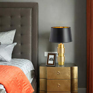 Lyle Lampe de Table Industrielle en Tissu