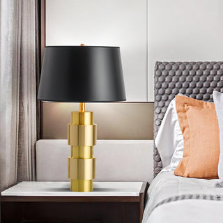 Lyle Lampe de Table Industrielle en Tissu