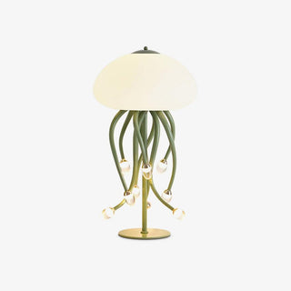 Zosilyra Whimsical Glass Jellyfish Table Lamp-Neutral Decor