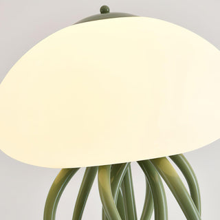Zosilyra Whimsical Glass Jellyfish Table Lamp-Neutral Decor