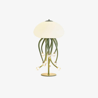 Zosilyra Whimsical Glass Jellyfish Table Lamp-Neutral Decor