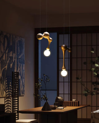 Thaddeus Suspension en Bois de Luxe