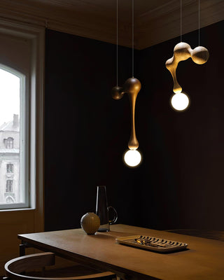 Thaddeus Suspension en Bois de Luxe
