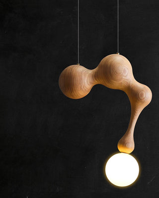 Thaddeus Suspension en Bois de Luxe