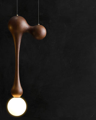 Thaddeus Suspension en Bois de Luxe