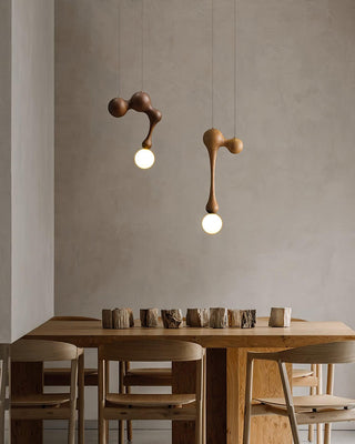 Thaddeus Suspension en Bois de Luxe