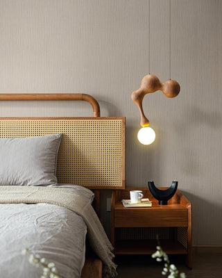 Thaddeus Suspension en Bois de Luxe