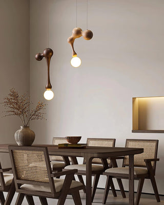 Thaddeus Suspension en Bois de Luxe