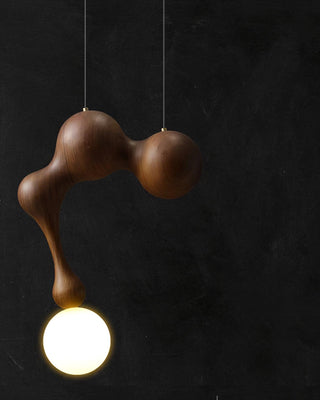 Thaddeus Suspension en Bois de Luxe