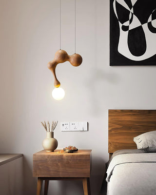 Thaddeus Suspension en Bois de Luxe