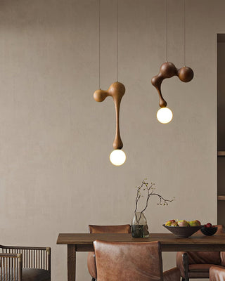 Thaddeus Suspension en Bois de Luxe
