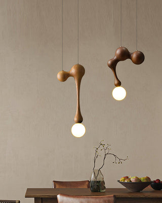 Thaddeus Suspension en Bois de Luxe