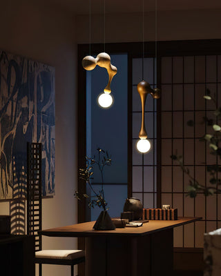 Thaddeus Suspension en Bois de Luxe