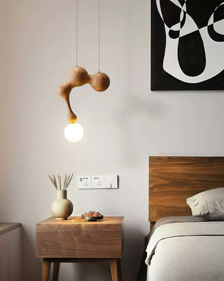 Thaddeus Suspension en Bois de Luxe