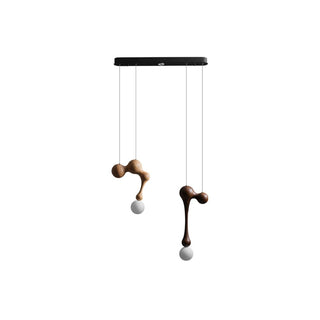 Thaddeus Suspension en Bois de Luxe