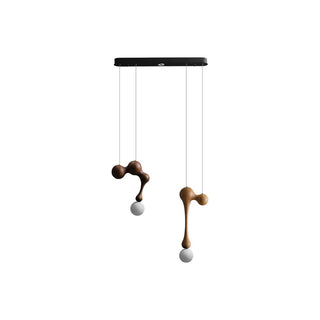 Thaddeus Suspension en Bois de Luxe