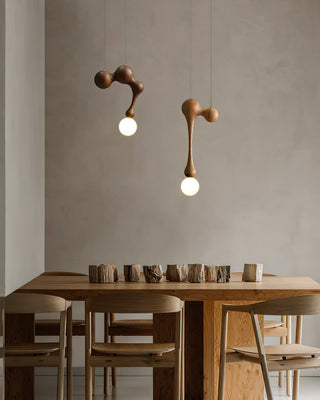 Thaddeus Suspension en Bois de Luxe