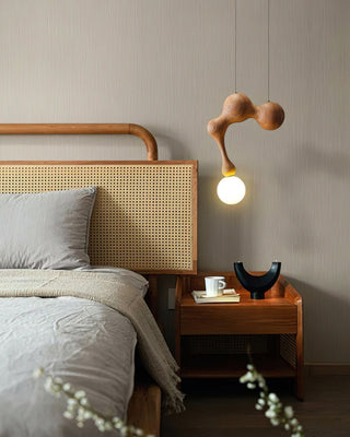 Thaddeus Suspension en Bois de Luxe